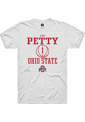 Ajae Petty Ohio State Buckeyes Rally NIL Sport Icon Short Sleeve T Shirt