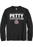 Ajae Petty Ohio State Buckeyes Rally NIL Stacked Box Long Sleeve T Shirt