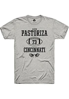 Aiden Pastoriza  Cincinnati Bearcats Ash Rally NIL Sport Icon Short Sleeve T Shirt