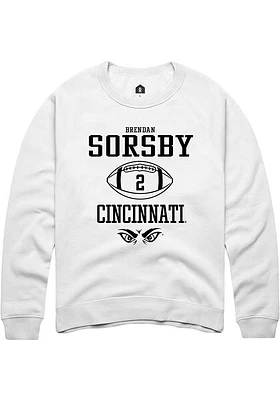 Brendan Sorsby Rally Cincinnati Bearcats Mens NIL Sport Icon Long Sleeve Crew Sweatshirt