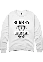 Brendan Sorsby Rally Cincinnati Bearcats Mens NIL Sport Icon Long Sleeve Crew Sweatshirt