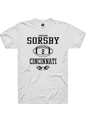 Brendan Sorsby Cincinnati Bearcats Rally NIL Sport Icon Short Sleeve T Shirt