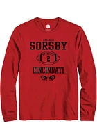 Brendan Sorsby Cincinnati Bearcats Rally NIL Sport Icon Long Sleeve T Shirt