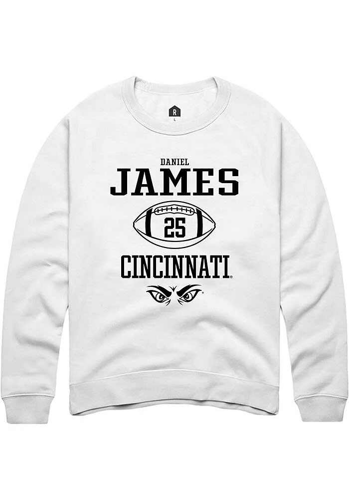 Daniel James Rally Cincinnati Bearcats Mens NIL Sport Icon Long Sleeve Crew Sweatshirt