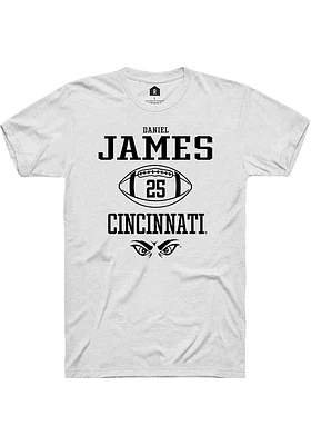 Daniel James Cincinnati Bearcats Rally NIL Sport Icon Short Sleeve T Shirt