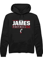 Daniel James Rally Cincinnati Bearcats Mens NIL Stacked Box Long Sleeve Hoodie