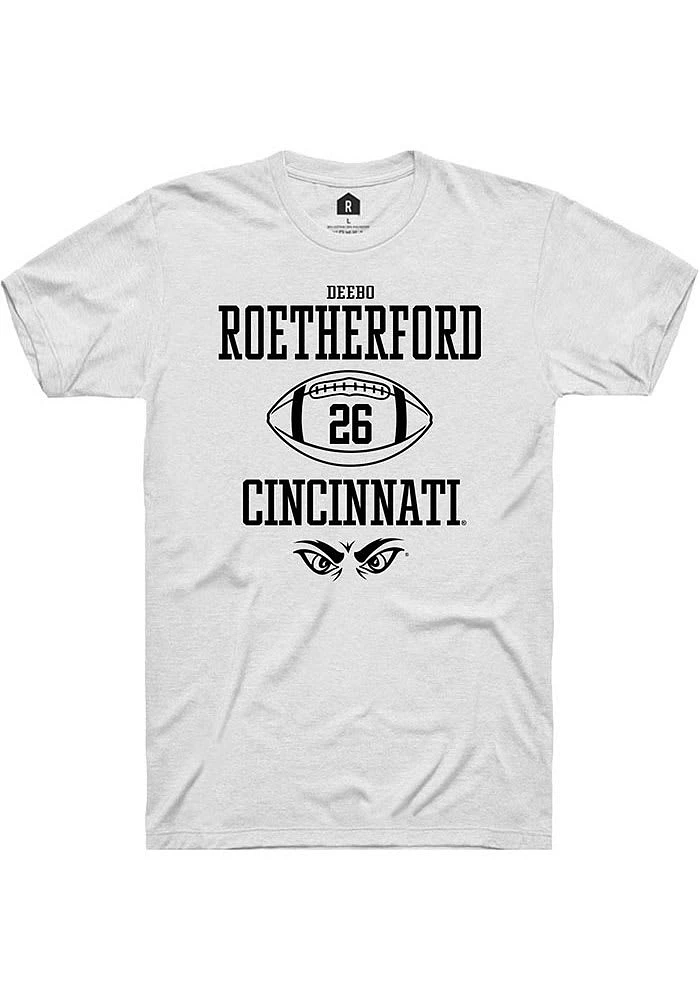 Deebo Roetherford Cincinnati Bearcats Rally NIL Sport Icon Short Sleeve T Shirt