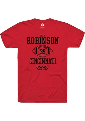 Drew Robinson Cincinnati Bearcats Rally NIL Sport Icon Short Sleeve T Shirt