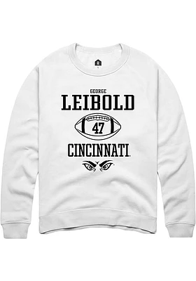 George Leibold Rally Cincinnati Bearcats Mens NIL Sport Icon Long Sleeve Crew Sweatshirt