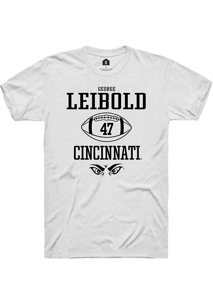 George Leibold Cincinnati Bearcats Rally NIL Sport Icon Short Sleeve T Shirt