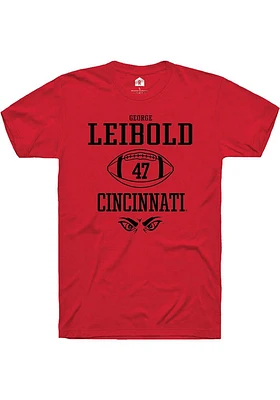 George Leibold Cincinnati Bearcats Rally NIL Sport Icon Short Sleeve T Shirt