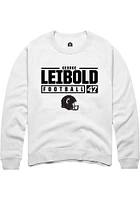 George Leibold Rally Cincinnati Bearcats Mens NIL Stacked Box Long Sleeve Crew Sweatshirt