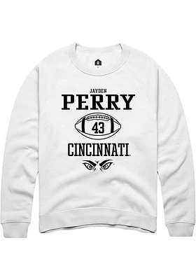 Jayden Perry Rally Cincinnati Bearcats Mens NIL Sport Icon Long Sleeve Crew Sweatshirt