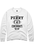 Jayden Perry Rally Cincinnati Bearcats Mens NIL Sport Icon Long Sleeve Crew Sweatshirt