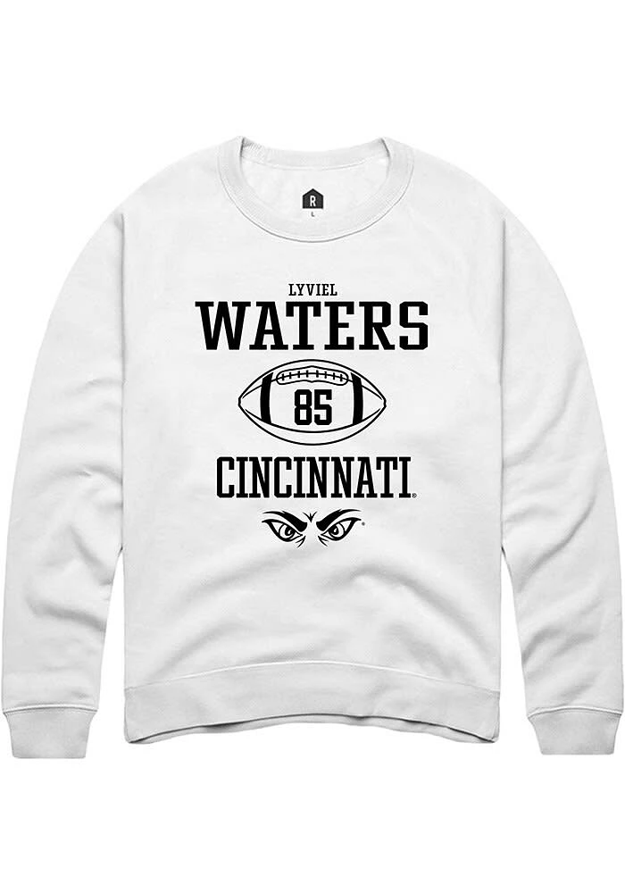 Lyviel Waters Rally Cincinnati Bearcats Mens NIL Sport Icon Long Sleeve Crew Sweatshirt