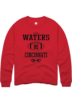 Lyviel Waters Rally Cincinnati Bearcats Mens NIL Sport Icon Long Sleeve Crew Sweatshirt