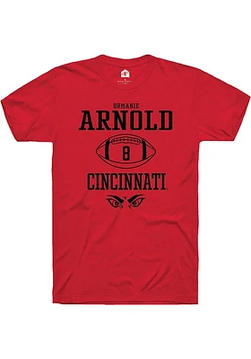 Ormanie Arnold Cincinnati Bearcats Rally NIL Sport Icon Short Sleeve T Shirt