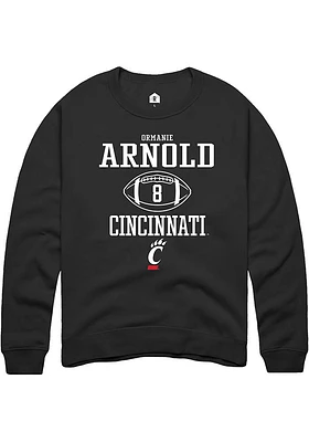 Ormanie Arnold Rally Cincinnati Bearcats Mens NIL Sport Icon Long Sleeve Crew Sweatshirt