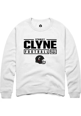 Stanley Clyne Rally Cincinnati Bearcats Mens NIL Stacked Box Long Sleeve Crew Sweatshirt