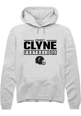 Stanley Clyne Rally Cincinnati Bearcats Mens NIL Stacked Box Long Sleeve Hoodie