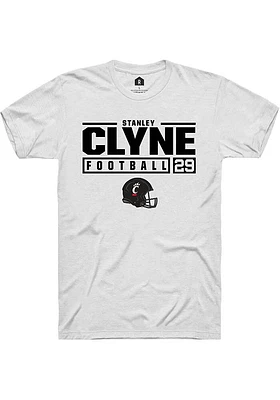 Stanley Clyne Cincinnati Bearcats Rally NIL Stacked Box Short Sleeve T Shirt