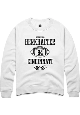 Sterling Berkhalter Rally Cincinnati Bearcats Mens NIL Sport Icon Long Sleeve Crew Sweatshi