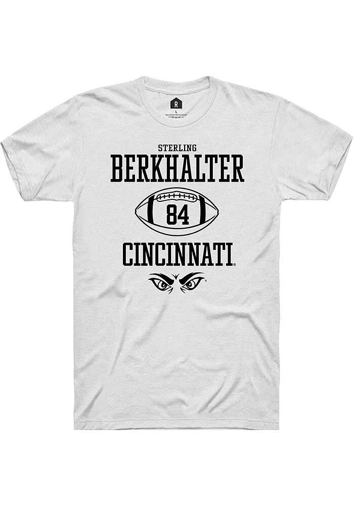 Sterling Berkhalter Cincinnati Bearcats Rally NIL Sport Icon Short Sleeve T Shirt