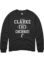 Zachary Clarke Rally Cincinnati Bearcats Mens NIL Sport Icon Long Sleeve Crew Sweatshirt