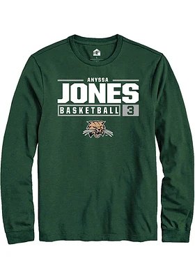 Anyssa Jones Ohio Bobcats Rally NIL Stacked Box Long Sleeve T Shirt