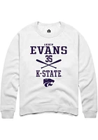 Andrew Evans Rally K-State Wildcats Mens NIL Sport Icon Long Sleeve Crew Sweatshirt