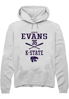 Andrew Evans Rally K-State Wildcats Mens NIL Sport Icon Long Sleeve Hoodie