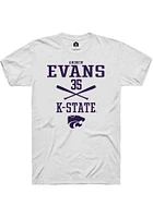 Andrew Evans K-State Wildcats Rally NIL Sport Icon Short Sleeve T Shirt