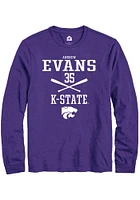 Andrew Evans K-State Wildcats Rally NIL Sport Icon Long Sleeve T Shirt