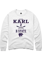 Cadyn Karl  K-State Wildcats Ash Rally NIL Sport Icon Short Sleeve T Shirt