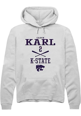 Cadyn Karl Rally K-State Wildcats Mens NIL Sport Icon Long Sleeve Crew Sweatshirt