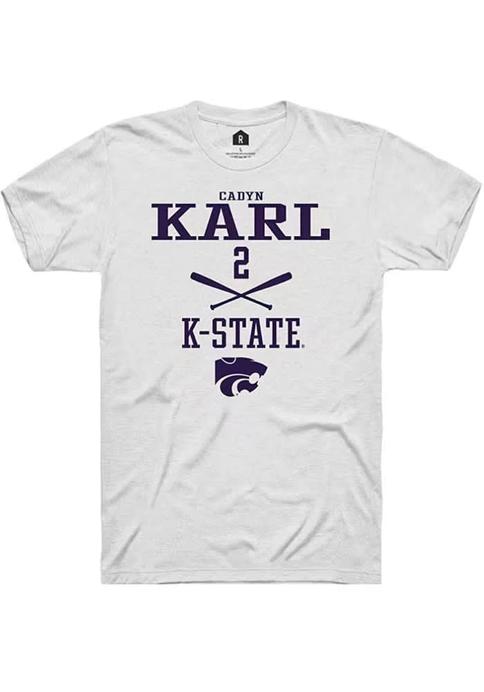 Cadyn Karl K-State Wildcats Rally NIL Sport Icon Short Sleeve T Shirt