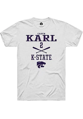 Cadyn Karl K-State Wildcats Rally NIL Sport Icon Short Sleeve T Shirt