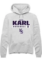 Cadyn Karl Rally K-State Wildcats Mens NIL Stacked Box Long Sleeve Hoodie