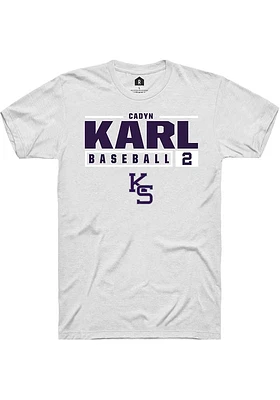 Cadyn Karl K-State Wildcats Rally NIL Stacked Box Short Sleeve T Shirt