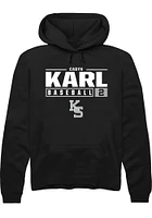 Cadyn Karl Rally K-State Wildcats Mens NIL Stacked Box Long Sleeve Hoodie