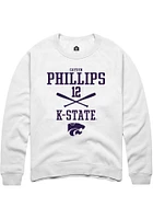 Cayden Phillips Rally K-State Wildcats Mens NIL Sport Icon Long Sleeve Crew Sweatshirt
