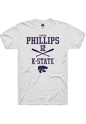 Cayden Phillips K-State Wildcats Rally NIL Sport Icon Short Sleeve T Shirt
