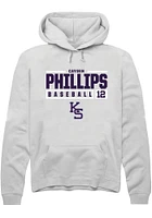 Cayden Phillips Rally K-State Wildcats Mens NIL Stacked Box Long Sleeve Hoodie