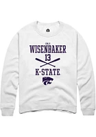 Cole Wisenbaker Rally K-State Wildcats Mens NIL Sport Icon Long Sleeve Crew Sweatshirt