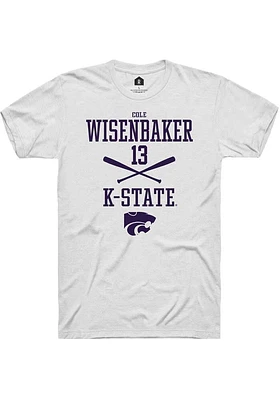 Cole Wisenbaker K-State Wildcats Rally NIL Sport Icon Short Sleeve T Shirt