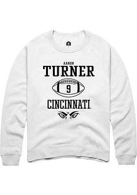 Aaron Turner Rally Cincinnati Bearcats Mens NIL Sport Icon Long Sleeve Crew Sweatshirt