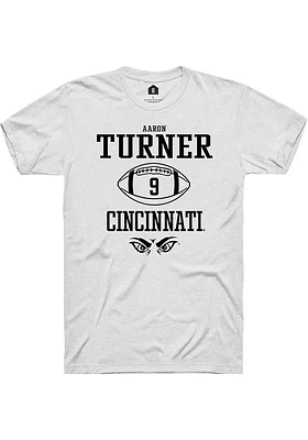 Aaron Turner Cincinnati Bearcats Rally NIL Sport Icon Short Sleeve T Shirt