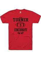 Aaron Turner Cincinnati Bearcats Rally NIL Sport Icon Short Sleeve T Shirt