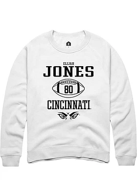 Elijah Jones Rally Cincinnati Bearcats Mens NIL Sport Icon Long Sleeve Crew Sweatshirt