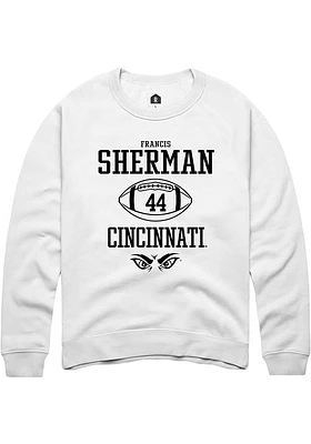 Francis Sherman Rally Cincinnati Bearcats Mens NIL Sport Icon Long Sleeve Crew Sweatshirt